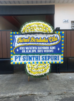 Papan Bunga Duka di Lamandau
