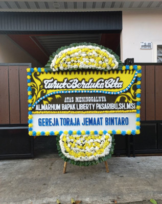 Papan Bunga Duka di Lamandau